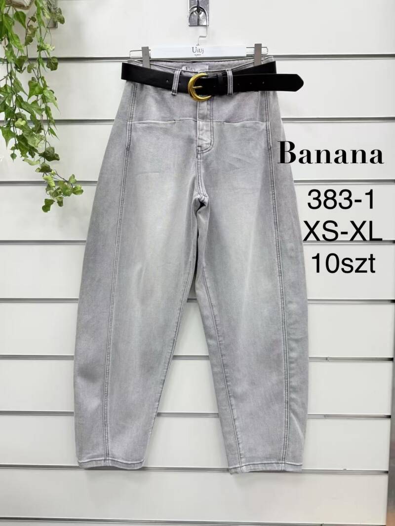 Spodnie damskie jeansy Roz XS-XL, 1 Kolor Paczka 10 szt 1